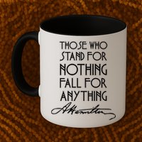 Alexander Hamilton Quote Signature Mug