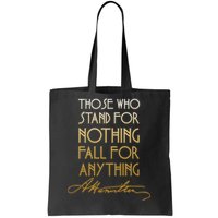 Alexander Hamilton Quote Signature Tote Bag