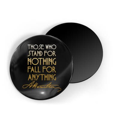 Alexander Hamilton Quote Signature Magnet