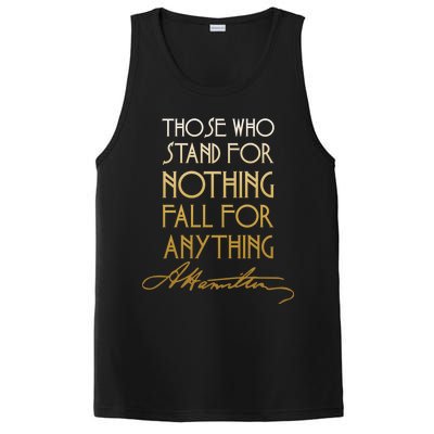 Alexander Hamilton Quote Signature PosiCharge Competitor Tank