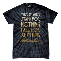 Alexander Hamilton Quote Signature Tie-Dye T-Shirt