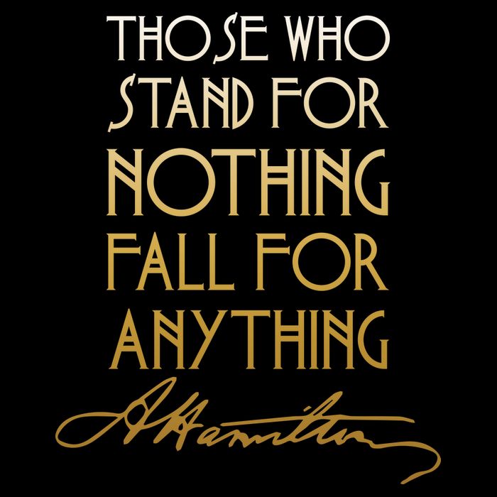 Alexander Hamilton Quote Signature Ladies Long Sleeve Shirt