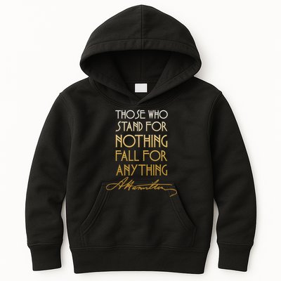 Alexander Hamilton Quote Signature Kids Hoodie