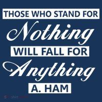 Alexander Hamilton Stand For Nothing Quote Poster