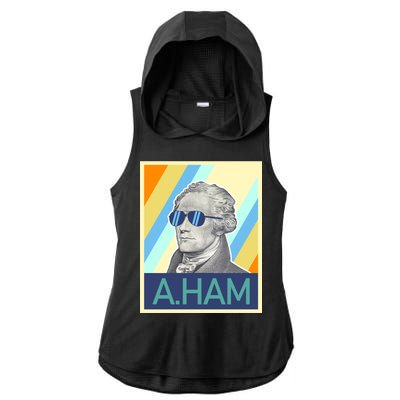 Alexander Hamilton Sunglasses Ladies PosiCharge Tri-Blend Wicking Draft Hoodie Tank