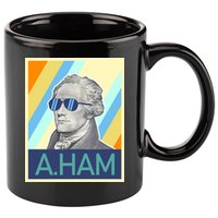 Alexander Hamilton Sunglasses 11oz C Handle Ceramic Mug