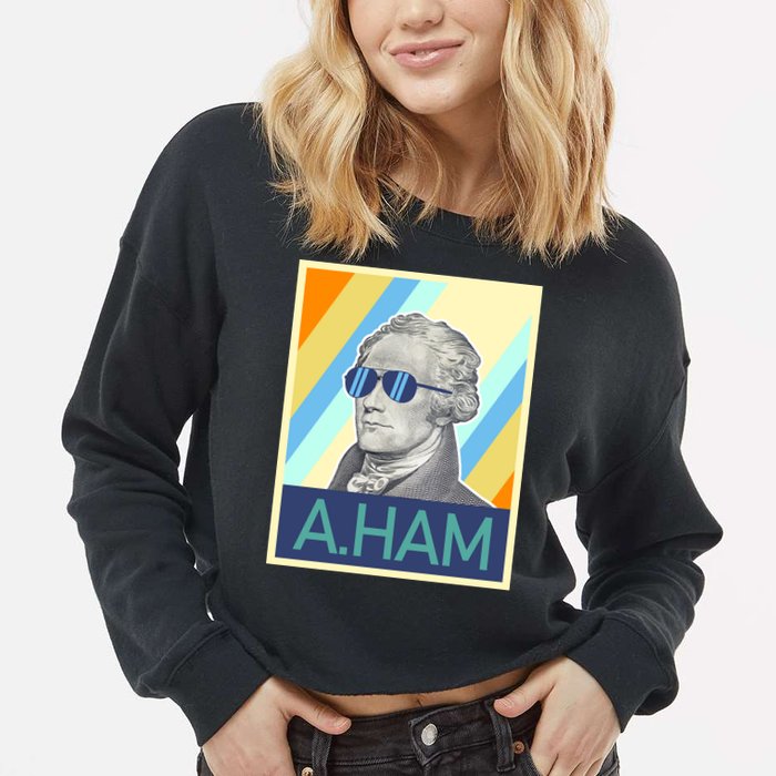 Alexander Hamilton Sunglasses Cropped Pullover Crew