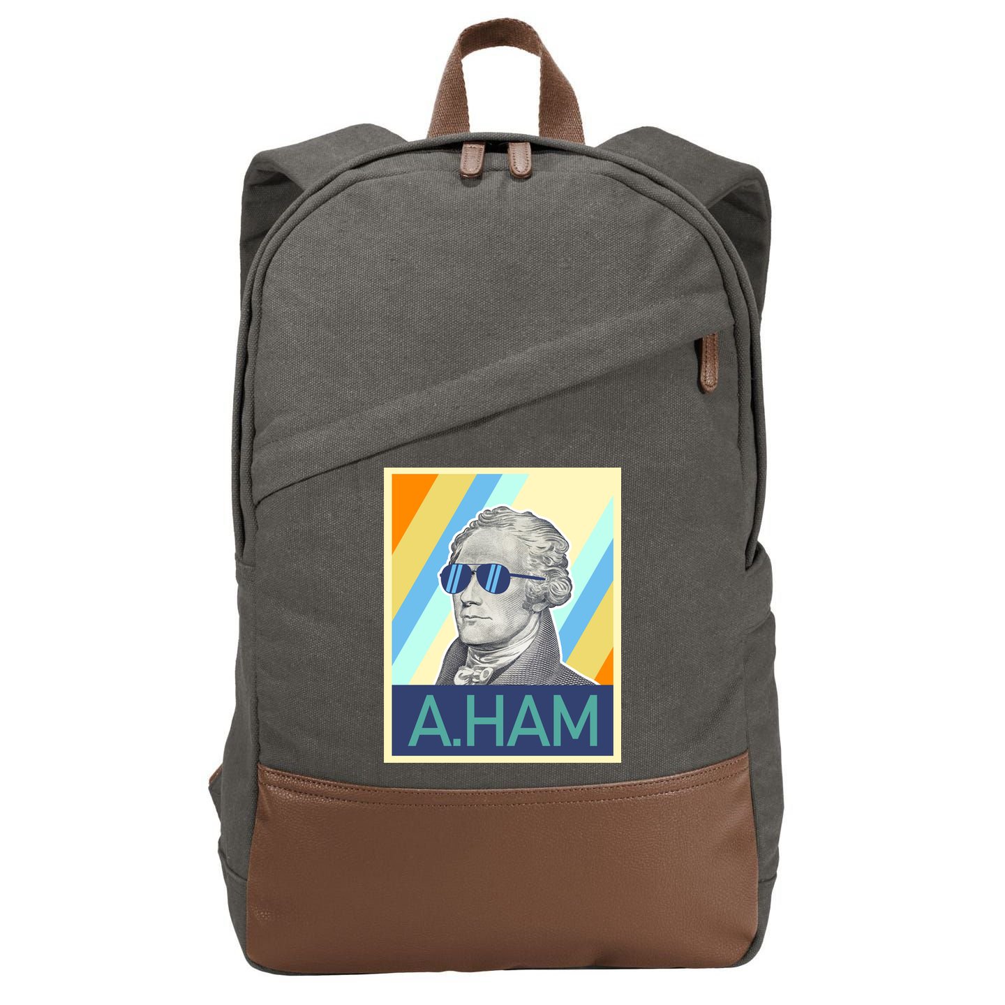 Alexander Hamilton Sunglasses Cotton Canvas Backpack