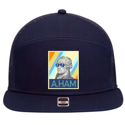 Alexander Hamilton Sunglasses 7 Panel Mesh Trucker Snapback Hat