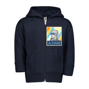 Alexander Hamilton Sunglasses Toddler Zip Fleece Hoodie