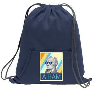 Alexander Hamilton Sunglasses Sweatshirt Cinch Pack Bag