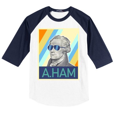 Alexander Hamilton Sunglasses Baseball Sleeve Shirt