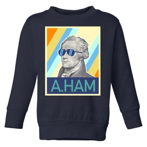 Alexander Hamilton Sunglasses Toddler Sweatshirt