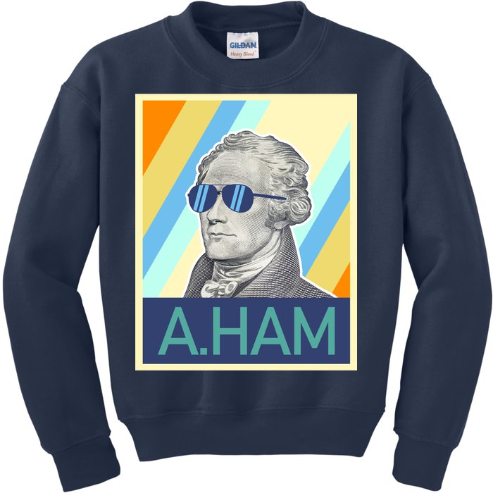 Alexander Hamilton Sunglasses Kids Sweatshirt