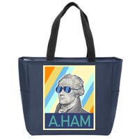 Alexander Hamilton Sunglasses Zip Tote Bag