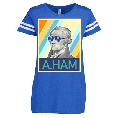 Alexander Hamilton Sunglasses Enza Ladies Jersey Football T-Shirt