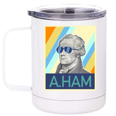 Alexander Hamilton Sunglasses 12 oz Stainless Steel Tumbler Cup