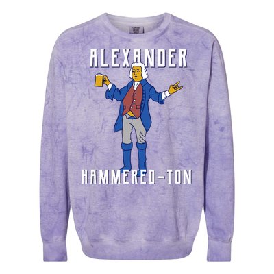 Alexander Hammered-Ton Colorblast Crewneck Sweatshirt