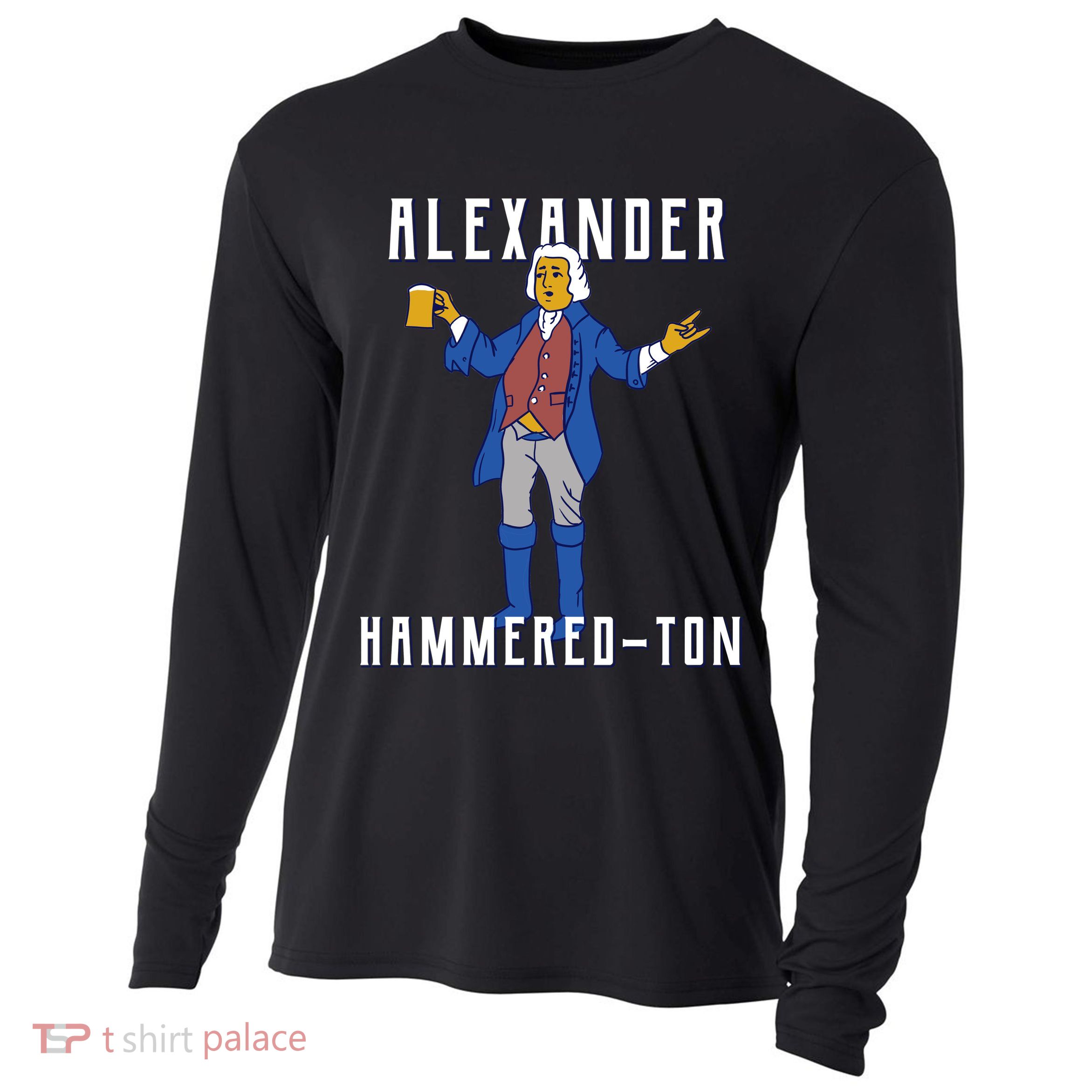 Alexander Hammered-Ton Cooling Performance Long Sleeve Crew