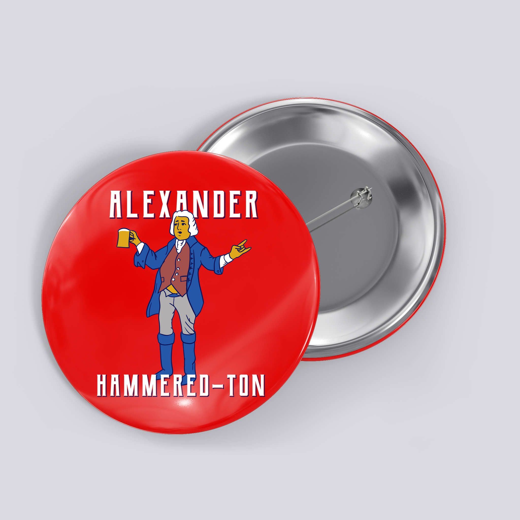 Alexander Hammered-Ton Button