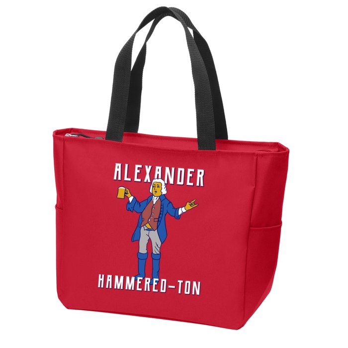 Alexander Hammered-Ton Zip Tote Bag