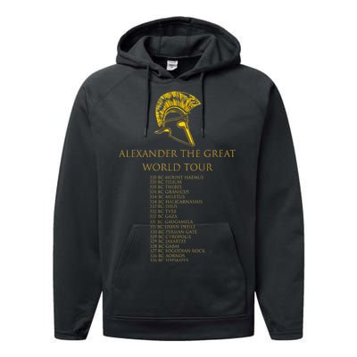 Alexander The Great World Tour Performance Fleece Hoodie