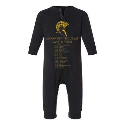 Alexander The Great World Tour Infant Fleece One Piece