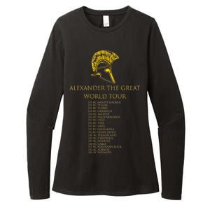 Alexander The Great World Tour Womens CVC Long Sleeve Shirt