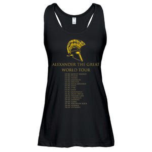 Alexander The Great World Tour Ladies Essential Flowy Tank