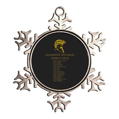 Alexander The Great World Tour Metallic Star Ornament