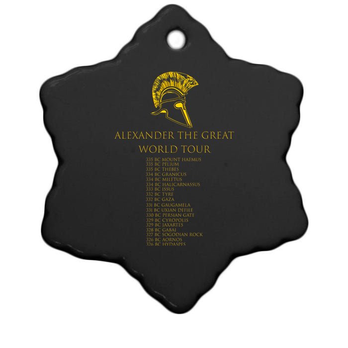 Alexander The Great World Tour Ceramic Star Ornament