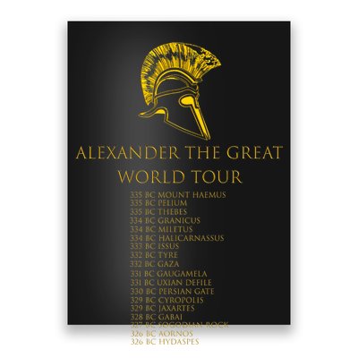 Alexander The Great World Tour Poster