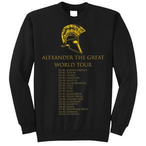 Alexander The Great World Tour Tall Sweatshirt