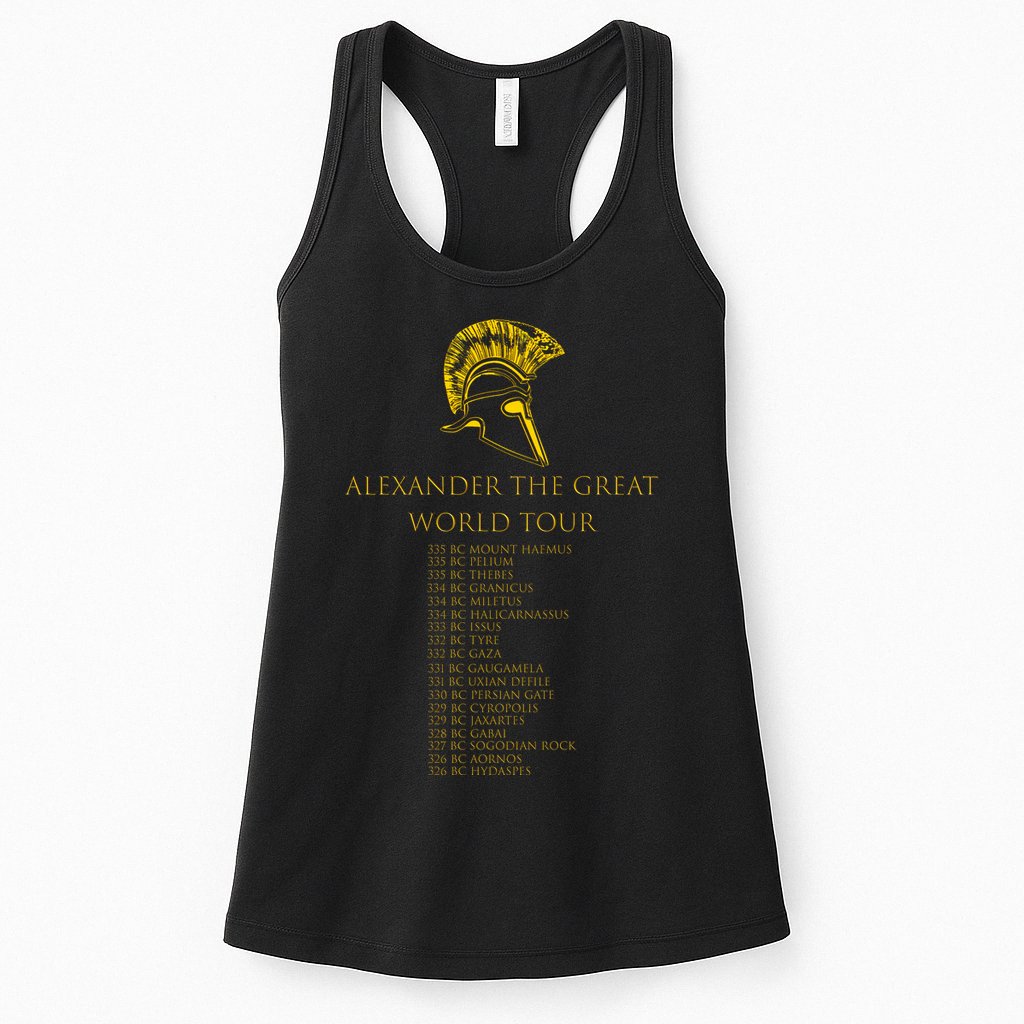 Alexander The Great World Tour Womens Tank Top