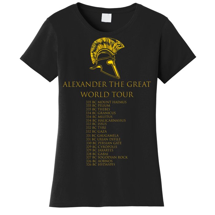 Alexander The Great World Tour Women's T-Shirt