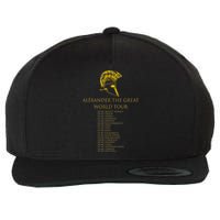 Alexander The Great World Tour Wool Snapback Cap