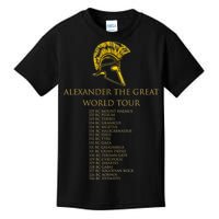 Alexander The Great World Tour Kids T-Shirt