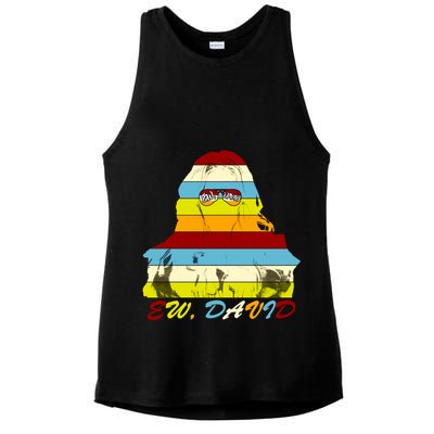 Alexis Ew David Funny 4th Birthday Ladies PosiCharge Tri-Blend Wicking Tank