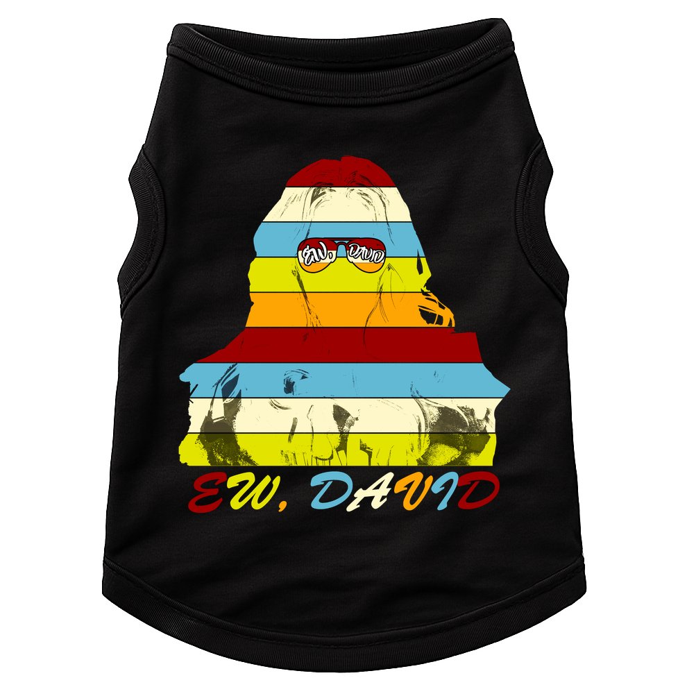 Alexis Ew David Funny 4th Birthday Doggie Tank