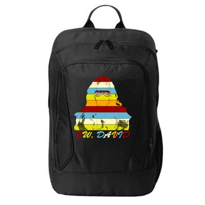 Alexis Ew David Funny 4th Birthday City Backpack