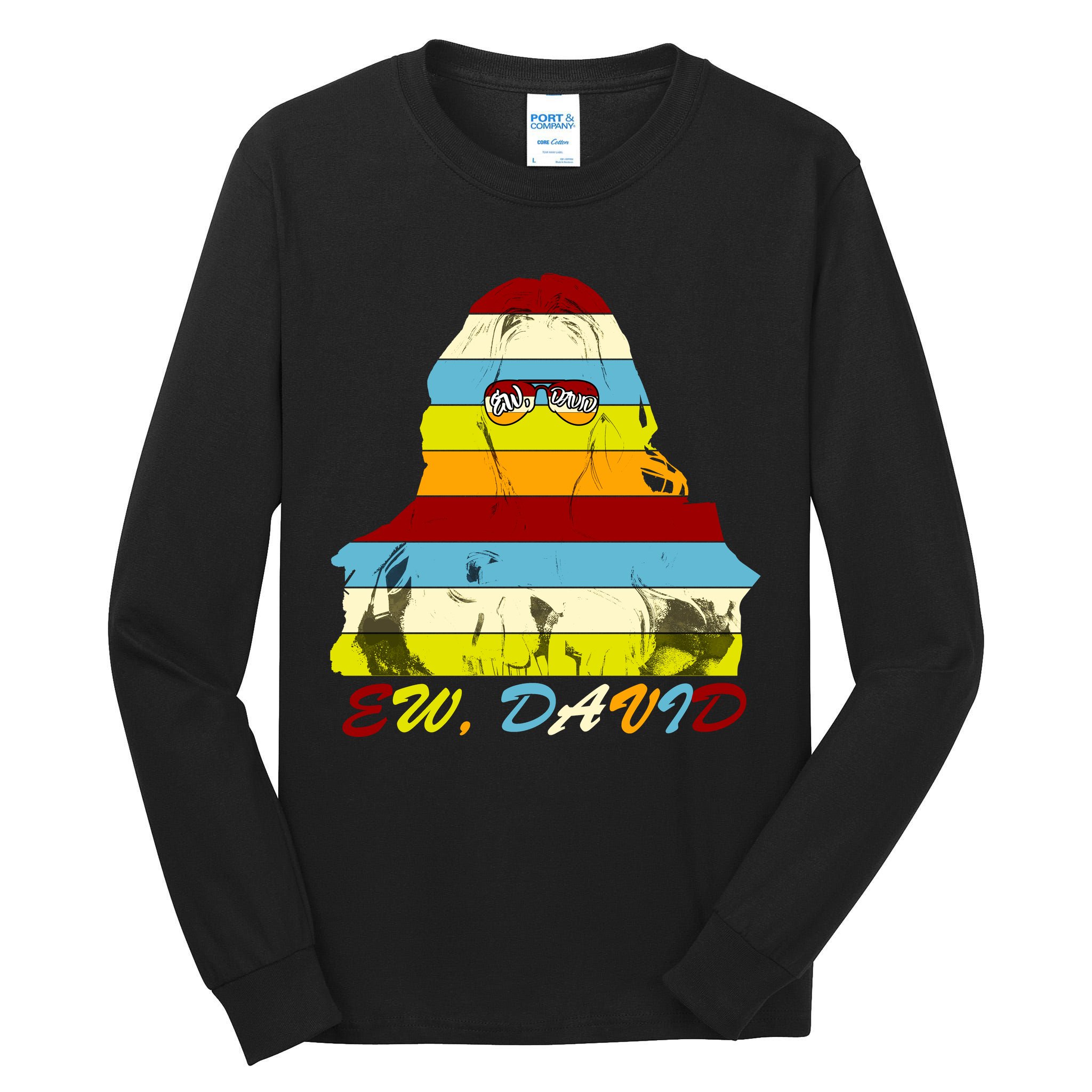 Alexis Ew David Funny 4th Birthday Tall Long Sleeve T-Shirt