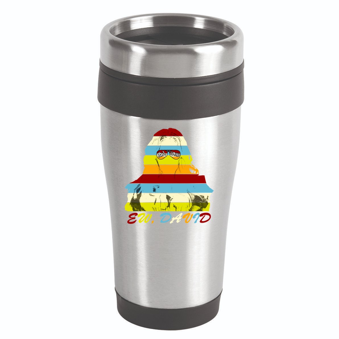 Alexis Ew David Funny 4th Birthday 16oz Travel Tumbler