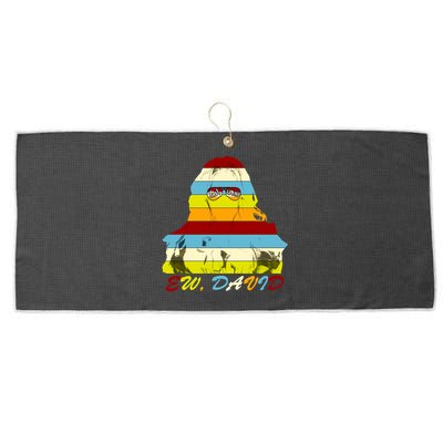 Alexis Ew David Funny 4th Birthday Large Microfiber Waffle Golf Towel