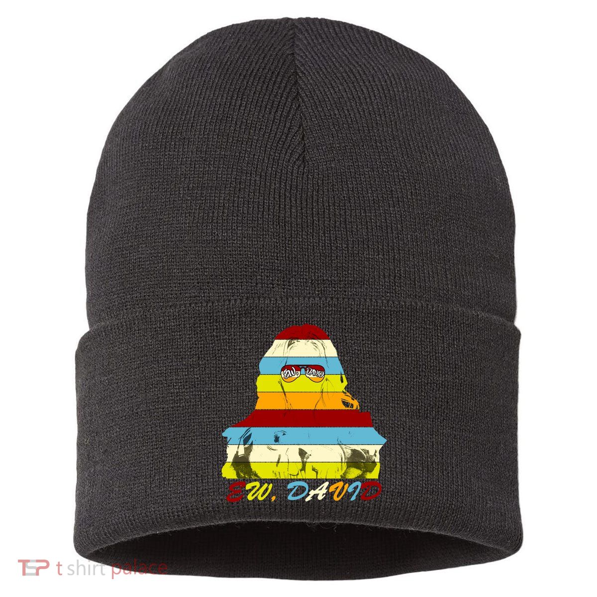 Alexis Ew David Funny 4th Birthday Sustainable Knit Beanie