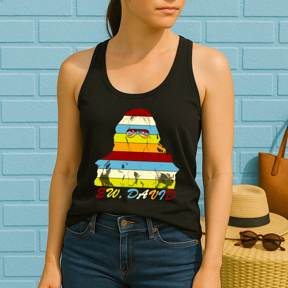 Alexis Ew David Funny 4th Birthday Womens Tank Top