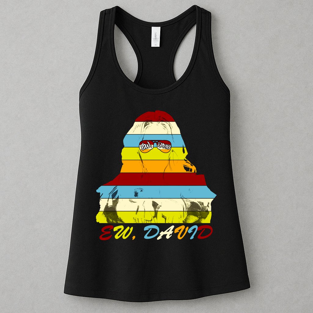 Alexis Ew David Funny 4th Birthday Womens Tank Top