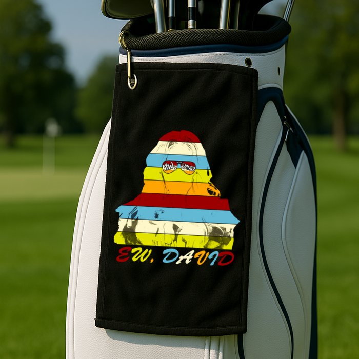 Alexis Ew David Funny 4th Birthday Golf Towel