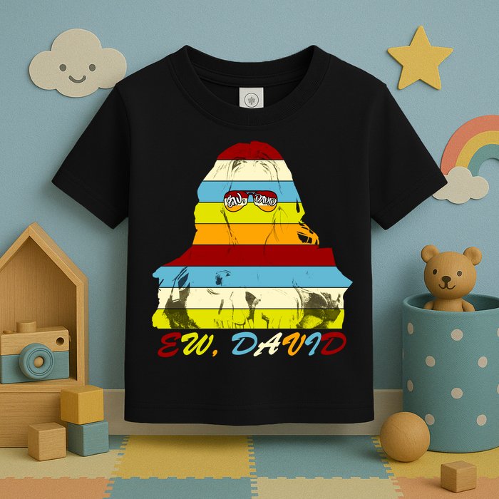 Alexis Ew David Funny 4th Birthday Toddler T-Shirt