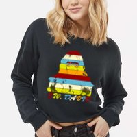 Alexis Ew David Funny 4th Birthday Cropped Pullover Crew