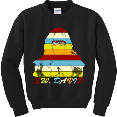 Alexis Ew David Funny 4th Birthday Kids Sweatshirt